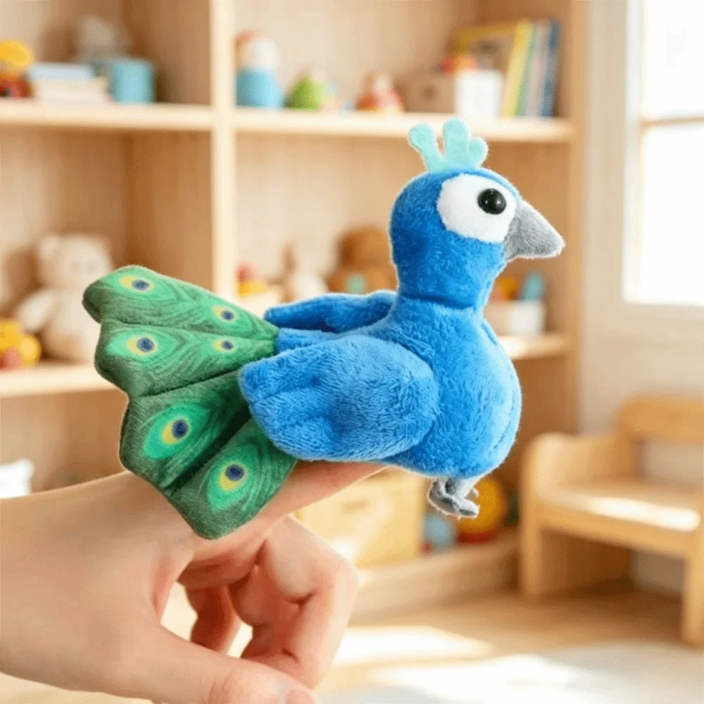 Fun Doll Filled Plush Finger Puppets Soft Toy Handmade Doll Plush Finger Puppet 9cm Mini Size Finger Plush Doll Interactive Play