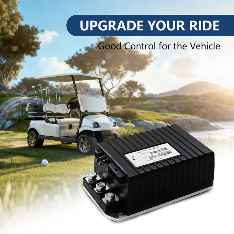 

1510AS-5350 Golf Cart Controller, 48V 350A Golf Cart Speed Controller Compatible with Curtis for Club Car DS & Precedent