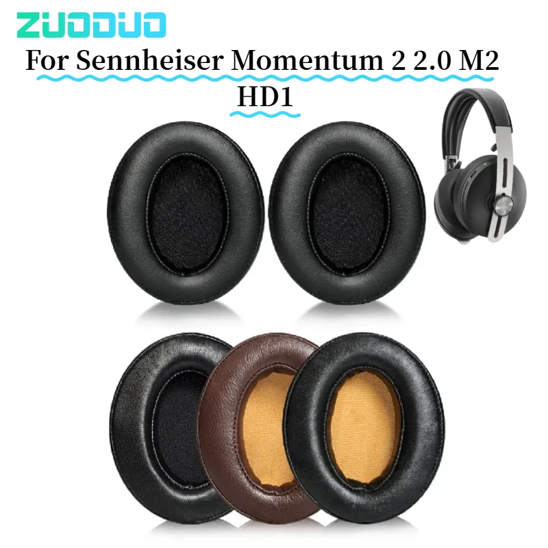 

Ear pads for Sennheiser Momentum 2 2.0 M2 HD1 replacement Earpads headphones Earmuffs Memory Sponge Sleeves Cover Case