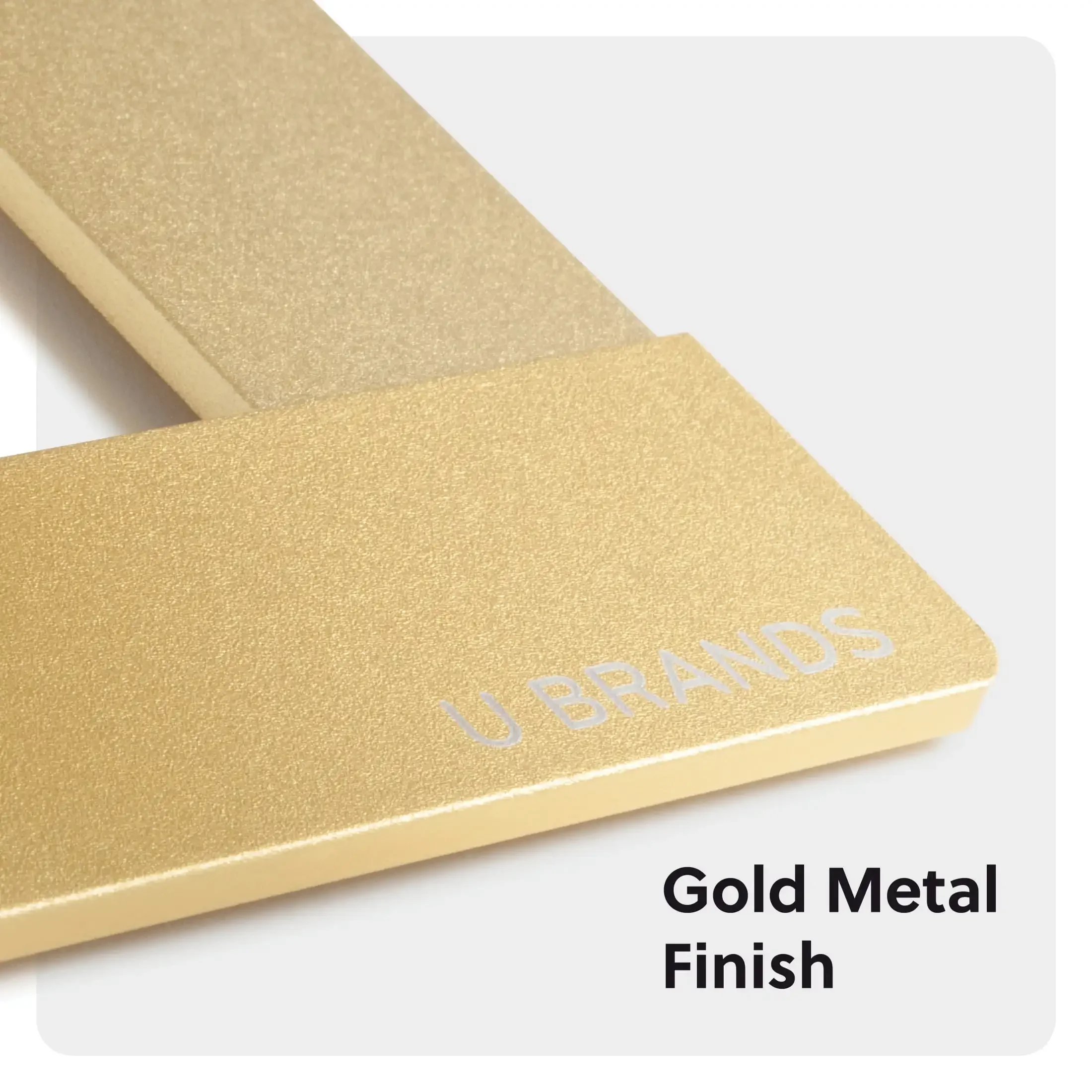 Verstelbare laptopverhogerstandaard, 11,6 x 10 x 5,5 inch, goudkleurig metaal