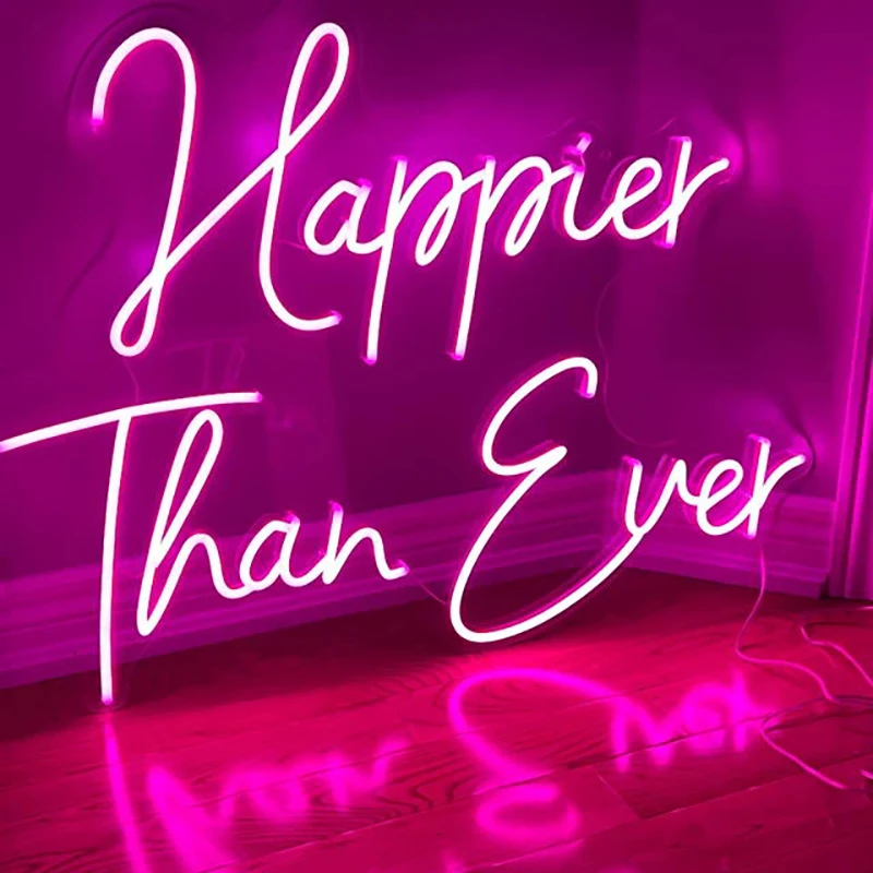 China Factories Outdoor Wall Light Leave a Message Neon Sign Led Light for Valentine Garden Party