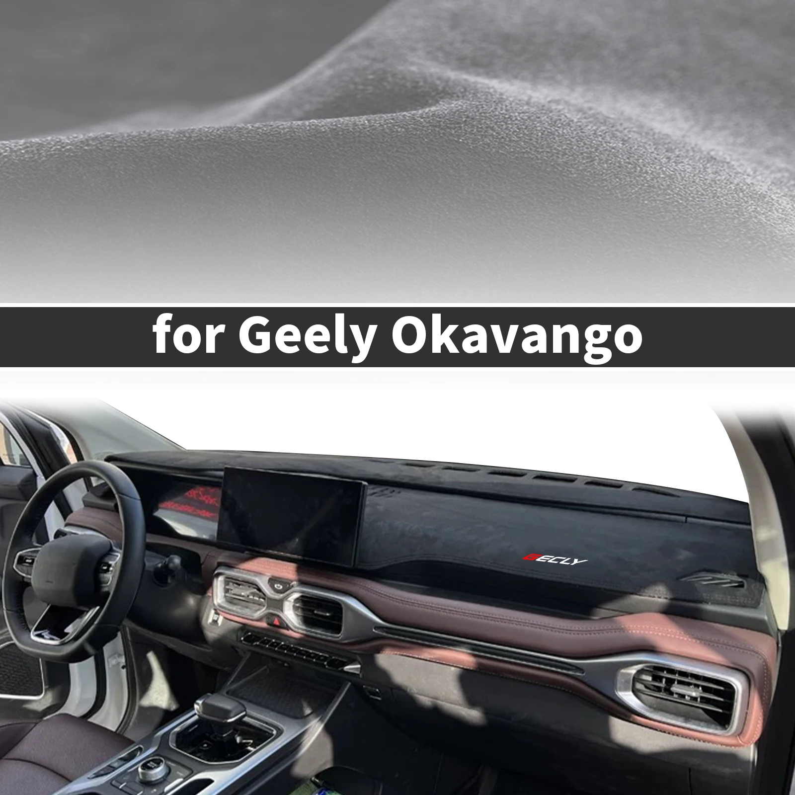 fit for Geely Okavango 2024 2023 LHD Car Accessories Protective Carpet Dashmat Dashboard Cover Pad DashMat Sunshade