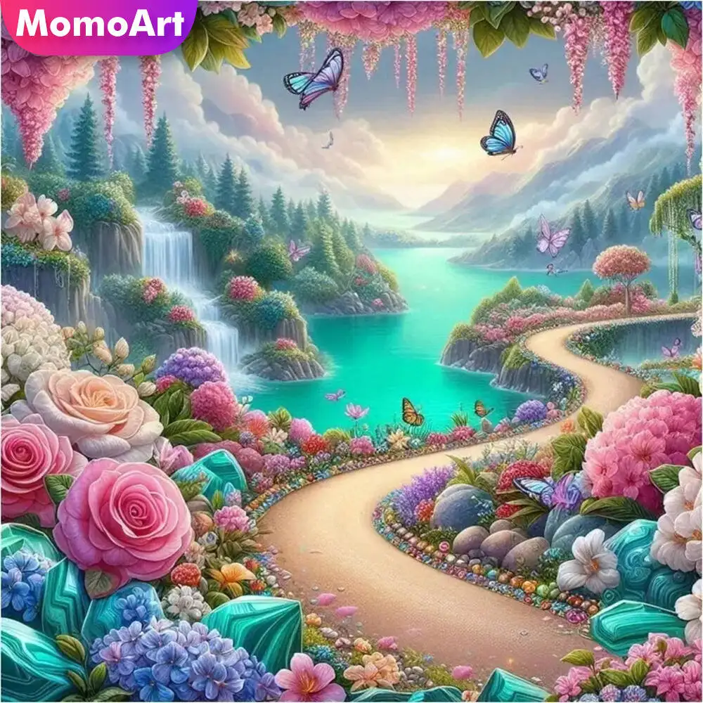 Momoart Bär Diamant Mosaik Tier voller Runde Diamant Malerei Mond Stickerei neue Ankunft handgemachte Hobby