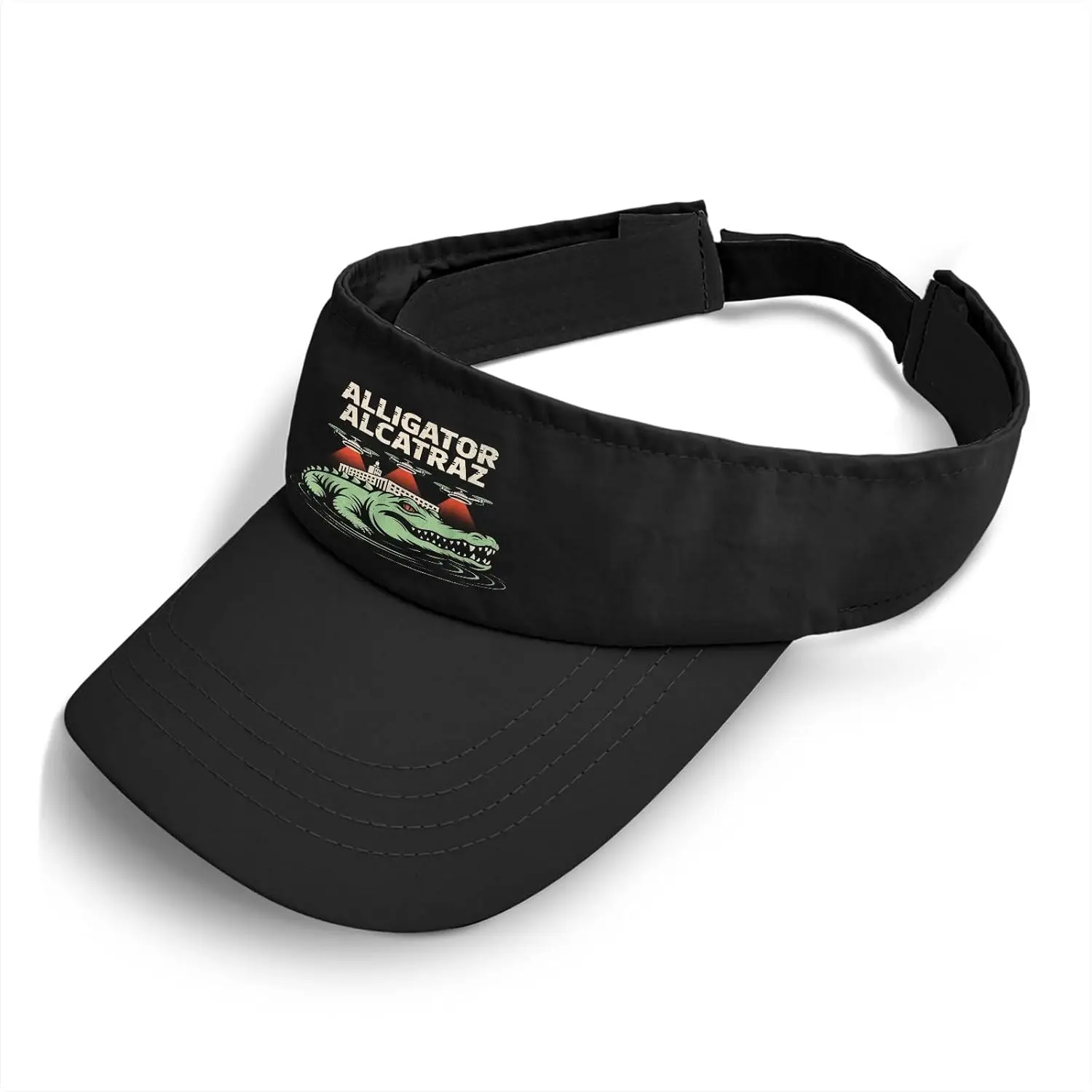 قبعة Everglades Parody Design Hat Alligator Alcatraz Hat قبعات واقية للجولف للبالغين
