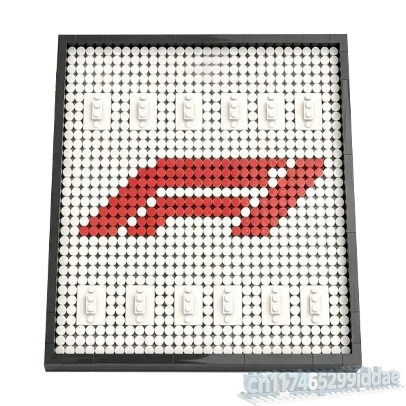 1058PCS BrickFrame F1 Race Cars Display Organizer Storage Model Custom Puzzle Creative Assembly Building Blocks Collection Gift