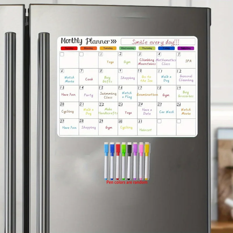 

Набор магнитных досок для сухого стирания большого размера, многоразовая таблица для планирования поведения, доска для ежемесячного планирования, список дел, доступен для использования.