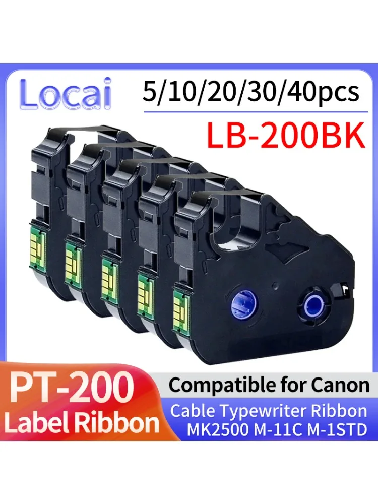 5/10/20/30/40szt LB-200BK MK-RS100B PT-200BK Do drukarki Canon Mk2600 Mk2500 Mk2100 Mk2000 Mk1500 Mk1100 Mark 1 Pro M-11C — zdjęcie produktu 7