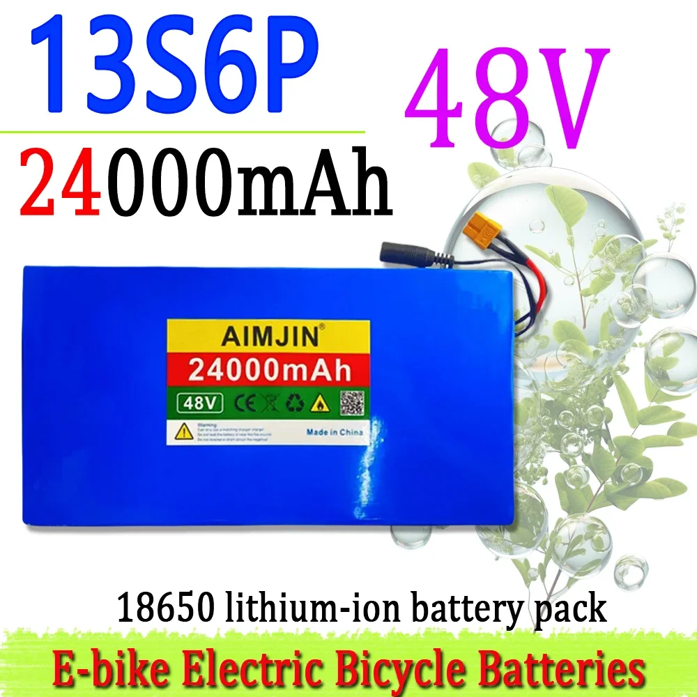 Imagem -02 - Bloco Incorporado da Bateria de Lítio Bms Inteligente Ele 13s6p 48v 24000mah 18650