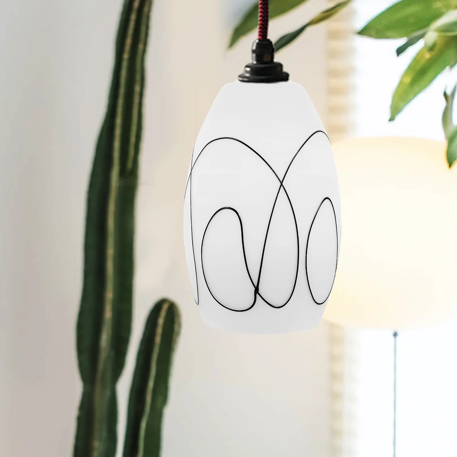 

Простой абажур для подвесного светильника, сменная декоративная крышка, защитное мягкое освещение для глаз для гостиной