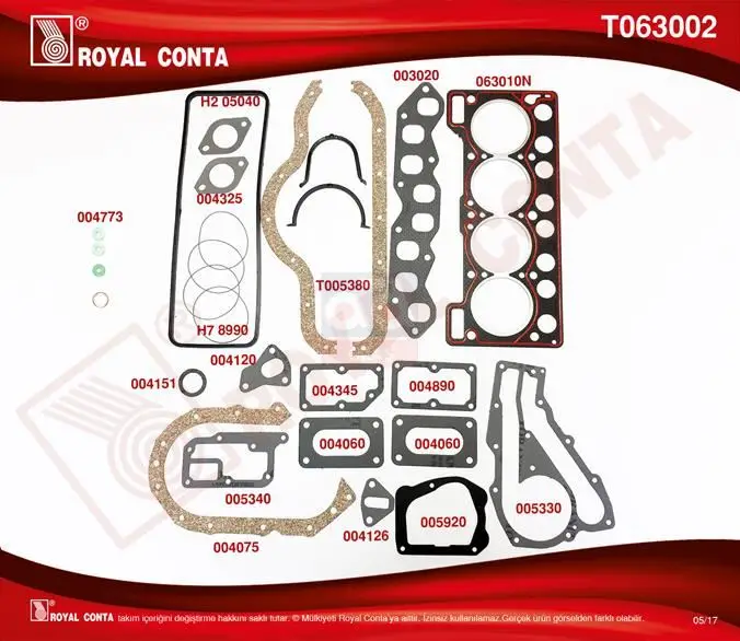 Store code: T063002 for the gasket kit FAIRWAY-R19-OPTIMA 1.6 -KECE