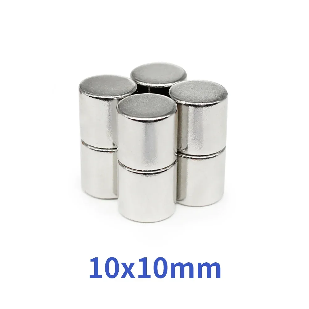 5/10/20/25/50PCS 10x10mm Disc Rare Earth Magnets 10x10mm Round Neodymium Magnet Strong 10mmx10mm Permanent Magnet 10*10 N35