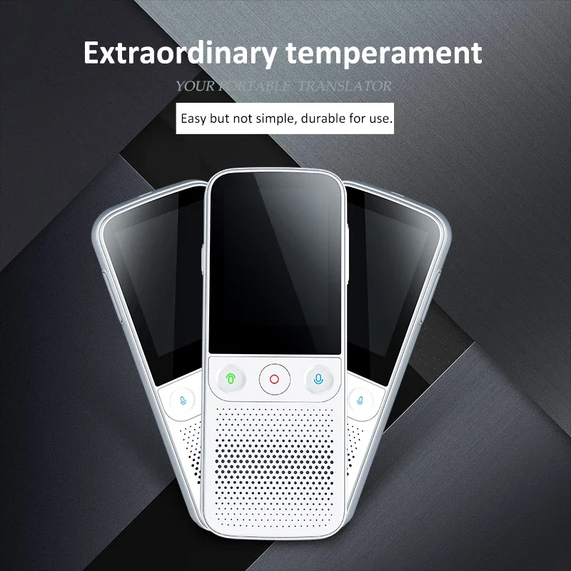 For T10 Pro Instant Smart Translator Device Support Two-Way 137 Online Languages & 14 Offline Languages Translation Translator