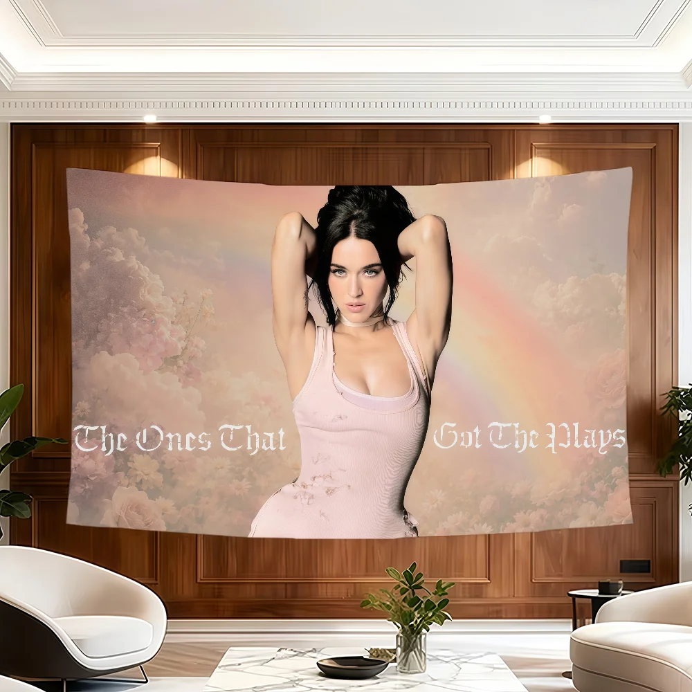 Singer K-Katy P-Perry-S flag Room Decoration Wall Tapestry Hanging Aesthetic Bedrooms Advertising Banner