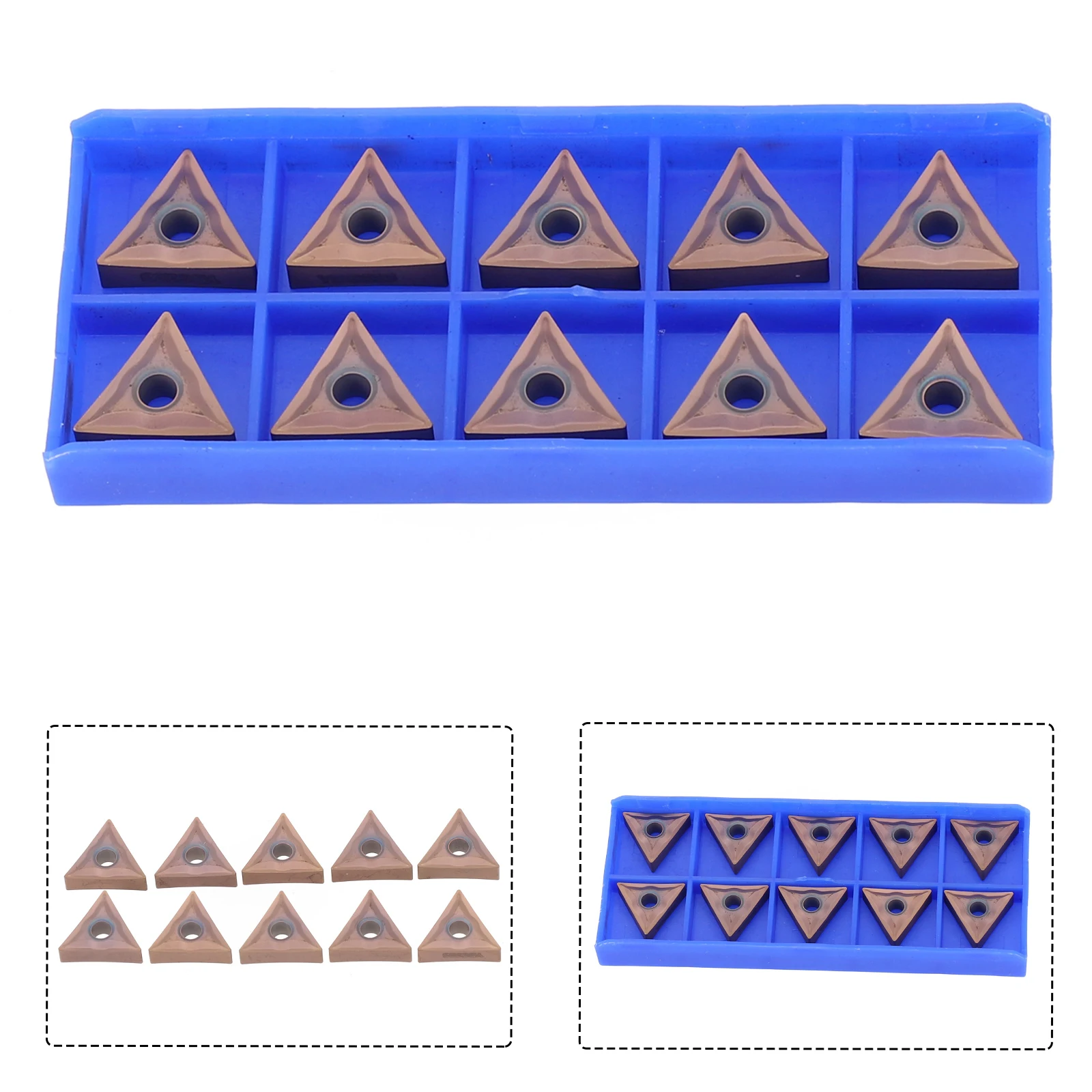 

10 Pack TNMG160404EF YBG205 CNC Carbide Inserts for For stainless Steel Excellent Performance in Large Scale Cutting