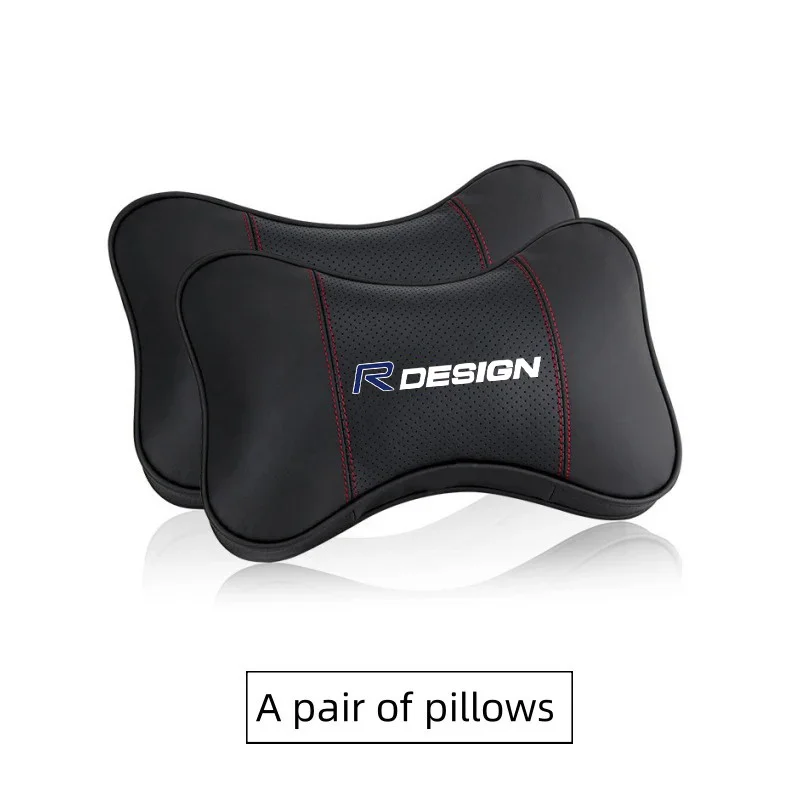 Car Seat Neck Pillow Headrest Rest Cushion Protection Shoulder Pad For Volvo RDesign AWD V70 XC60 S60 V60 V40 XC90 S80 Accessory