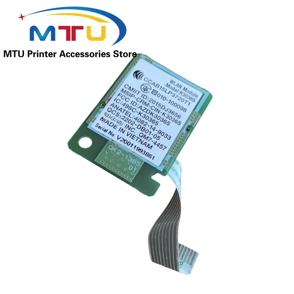 

1 шт. QM7-4457 K30365 Wi-Fi WLAN WiFi плата для Canon G3030 G5050 MG5750 MG3650 MG5650 TR4580 MG3050 TS3180 G3800 MG3080