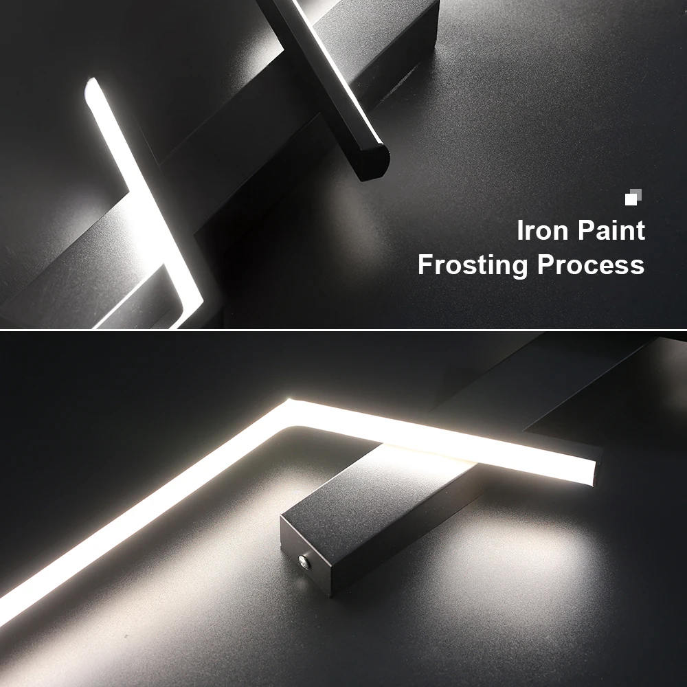 الحديثة الجدار مصباح LED الداخلية الجدار ضوء الشمعدانات الحد الأدنى قطاع غرفة الديكور أباجورة عناصر ديكور المنزل تركيبات الضوء #6