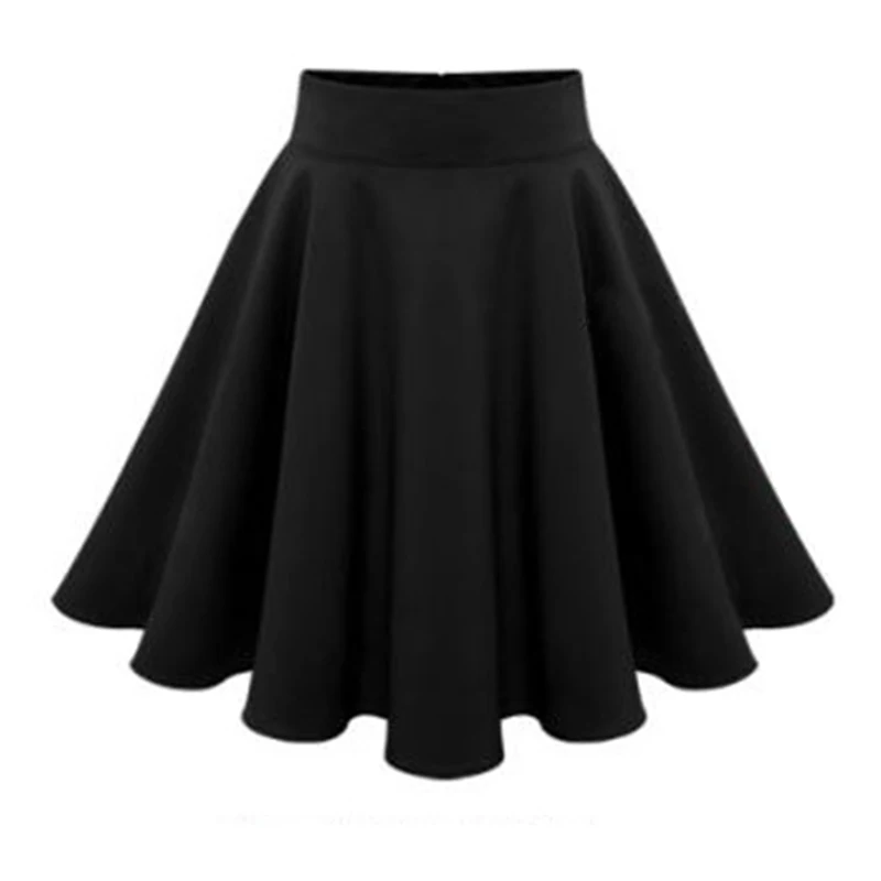 

Корейская плиссированная юбка на весну и осень, юбка трапециевидной формы с высокой талией, женская модная универсальная пышная юбка с эффектом похудения