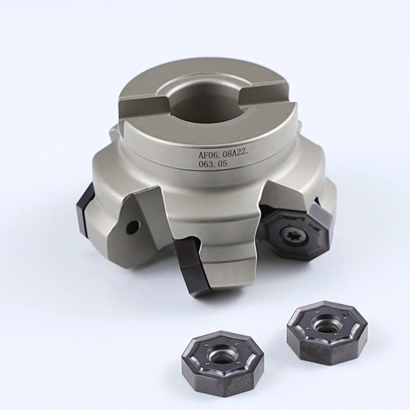 AF06 50mm CNC Lathe Fast Forward Give Facing Cutter High Precision Milling Cutter Head LNMU03 Carbide Insert
