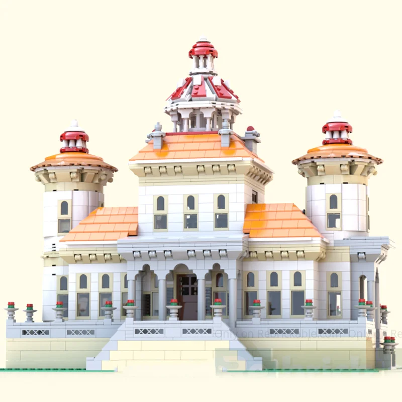 

3216 шт. MOC Monserrate Palacees средневековый замок архитектура DIY модель строительные блоки игрушки на день рождения подарок для взрослых коллекционеров