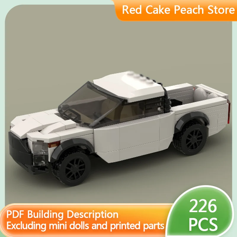 

Speed Racing Car Model MOC Building Bricks F-150 White Truck Modular Technology Children Holiday Gifts Assemble Toys Suit