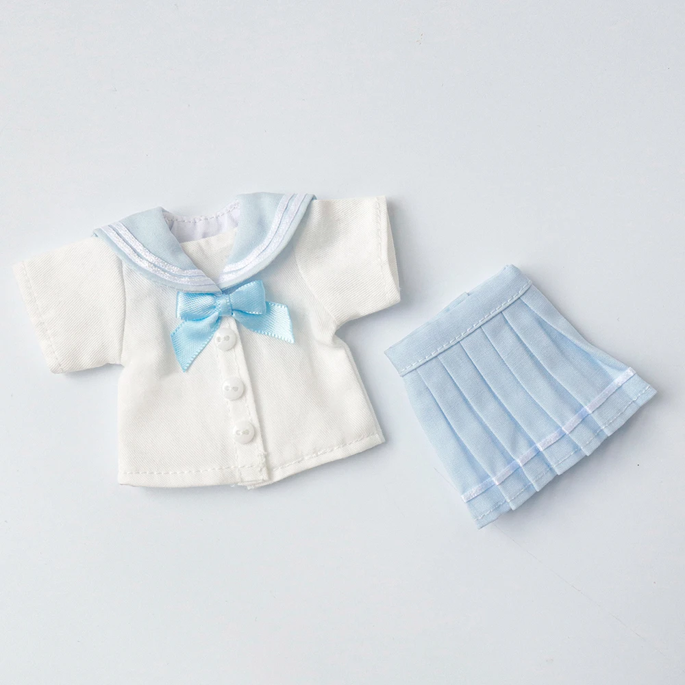 Blyth Kleding Kant Vintage Jurk Shirt Plooirok Uniform Set Meid Rok Pak Ymy Licca Azones Ob22 24 27 Pop Accessoires