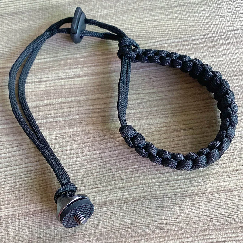 For Gopro 13 12 Accessories Wrist Strap Anti-Lost Weave Rope+1/4 Screw Hand Strap For Insta360 X5 X4 X3 X2 1/4 Hole Selfie Stick