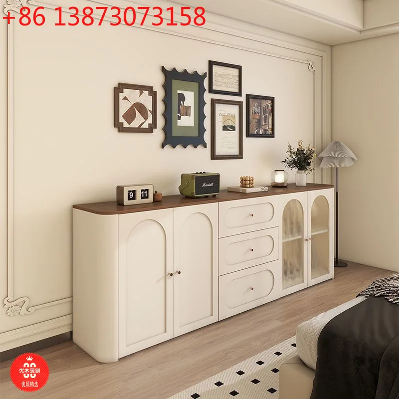 

Французский боковой шкаф для дома, гостиной, чайный шкаф, светлый роскошный дуговой шкафчик, дуговой боковой шкаф