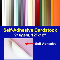 Self-Adhesive Cardstock Sticker Smooth 12