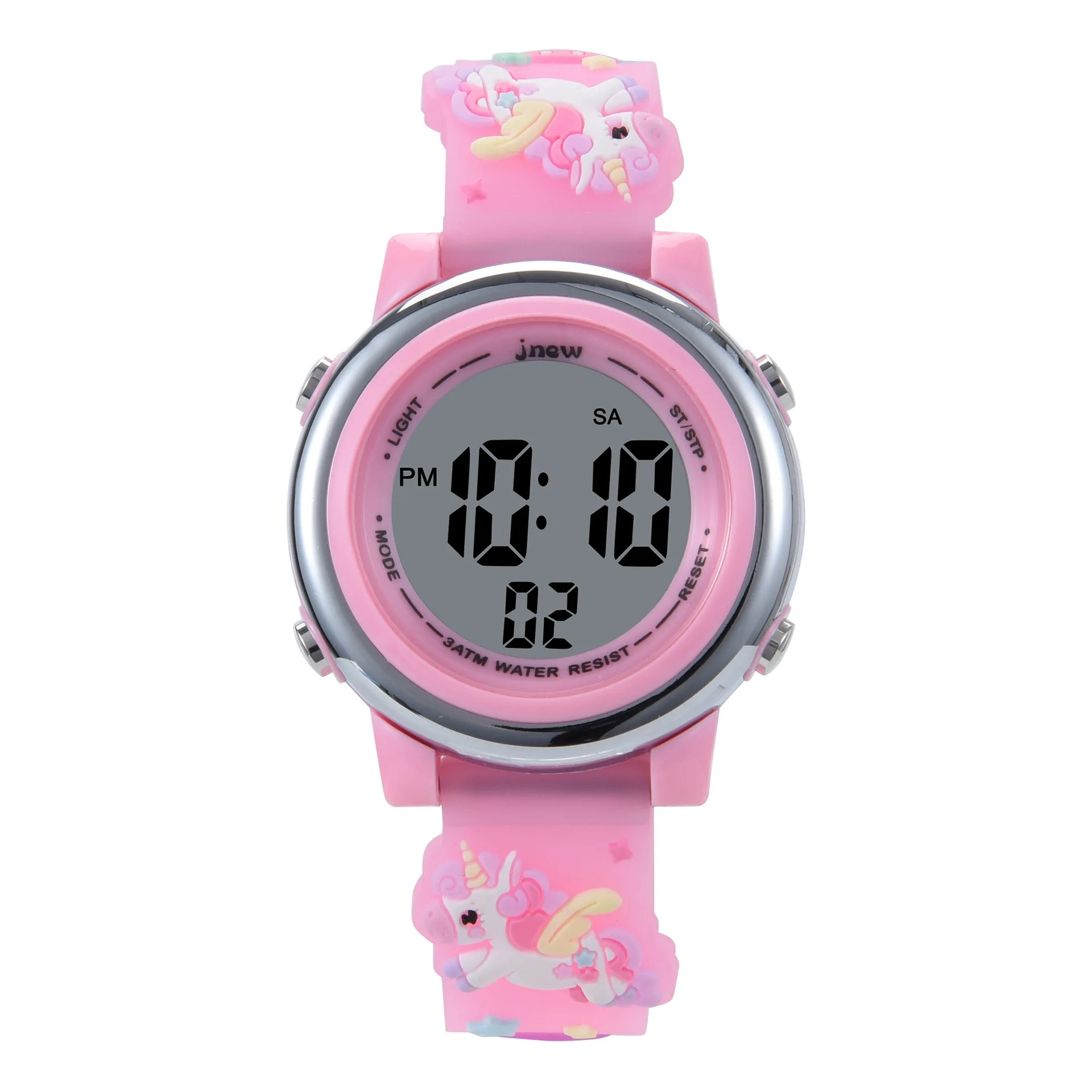 UTHAI CE105 Children's Cartoon Ventilation Watch Waterproof Luminous Colorful Luminous Sports Electronic Watch