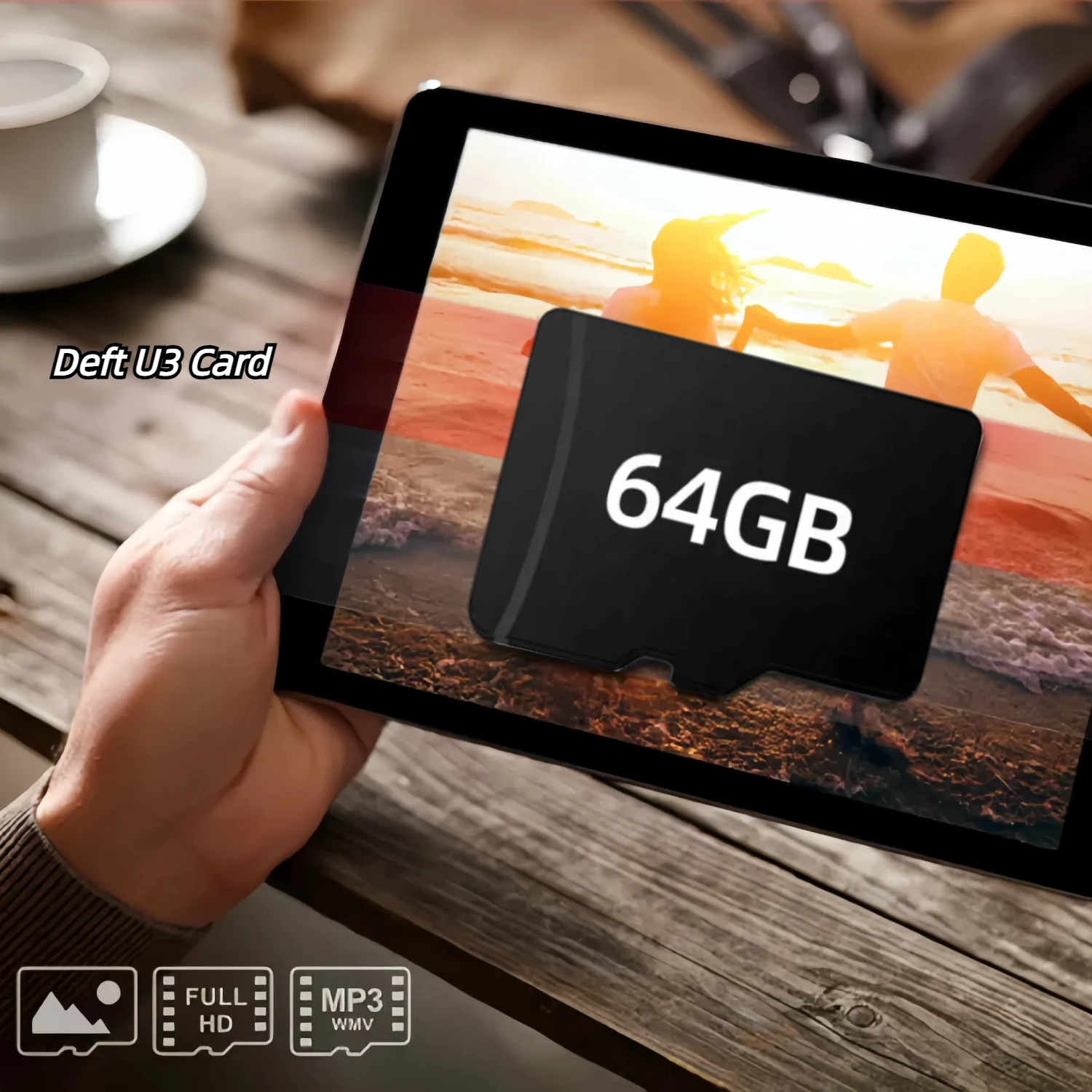 고속 카메라 카드 128GB 8GB 16GB 32GB 64GB U3 TF 카드 SD TF 플래시 카드 Deft 메모리 카드 클래스 10 카메라 폰 Dashcam