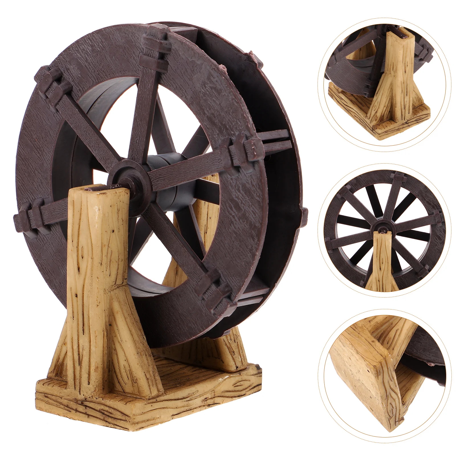 

Feng Shui Wheel Landscape Artificial Hill Wheels Windmill Water Fountains Pressure Washer Plastic Scene Layout Mini