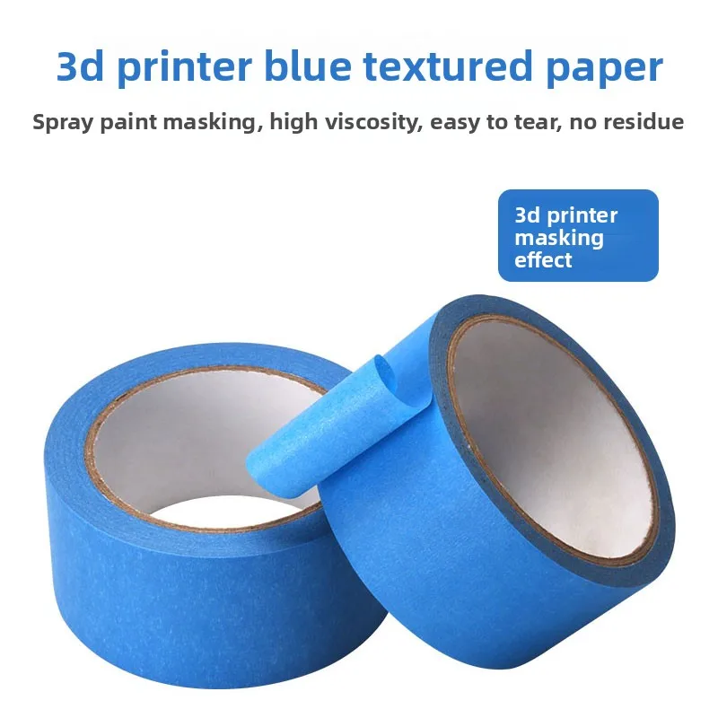 

1/2/3/5 шт., аксессуары для 3D-принтеров, малярная лента, синяя термостойкая лента, простыня, специальная 48 мм * 30 м
