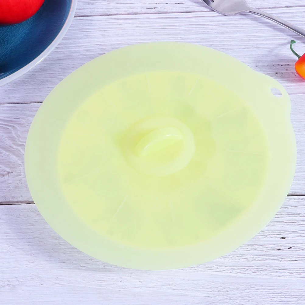 

3Pcs Silicone Food Grade Sealed Lid Set Heat Resistant Leakproof Microwave Bowl Pot Covers Multipurpose Kitchen Tools