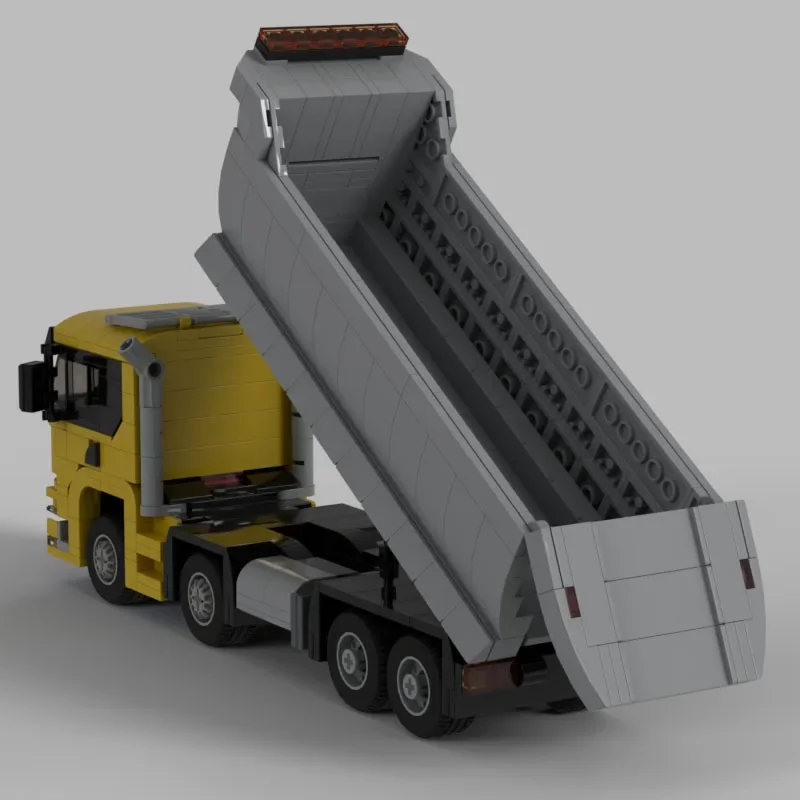 MOC-68911 Nieuwe Zware Dump Truck Bouwsteen Model 602 Onderdelen Onderwijs Jongens Kids Kerst Bouwstenen Speelgoed Geschenken