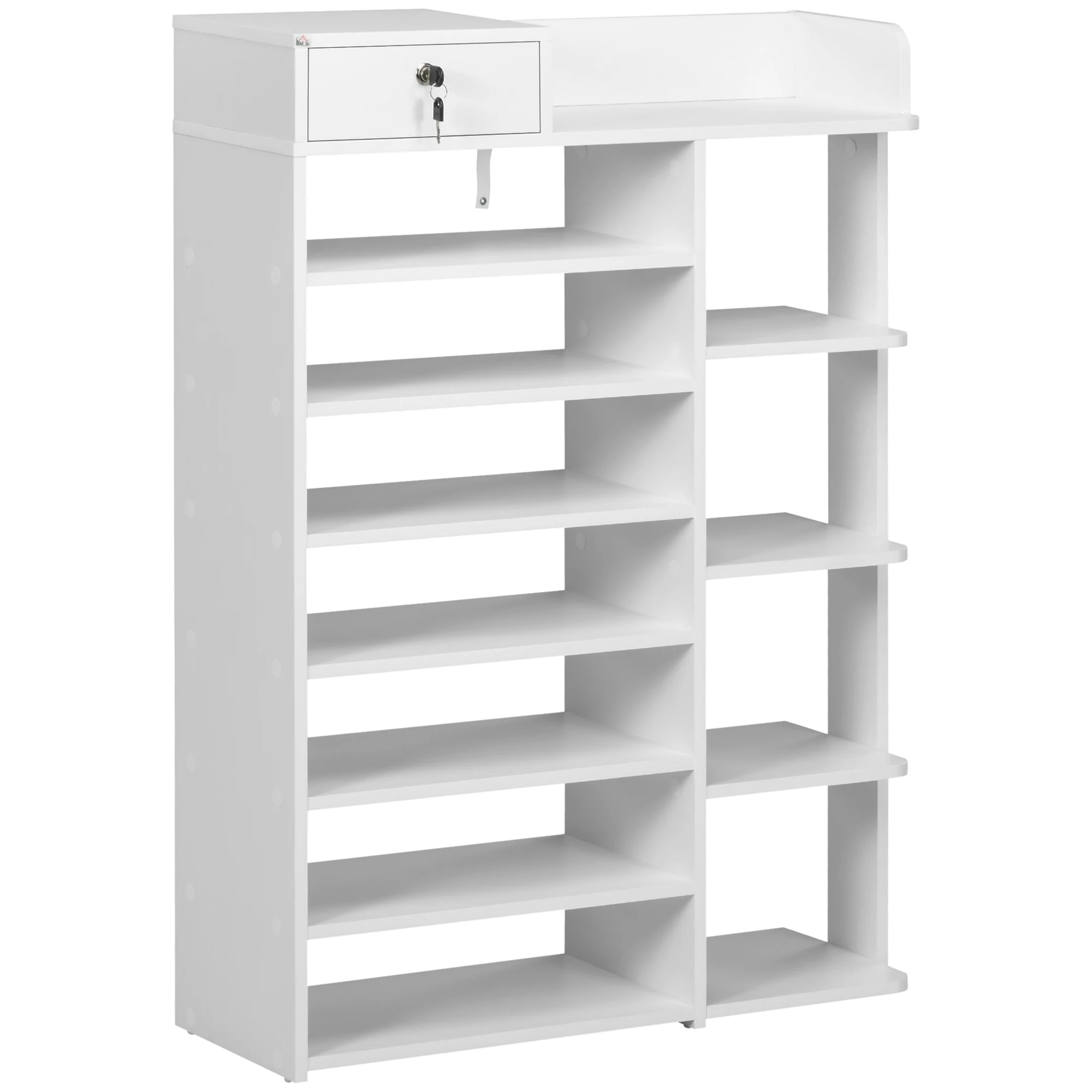 Scarpiera HOMCOM con 11 ripiani per 18 paia di scarpe 80x27x112 cm