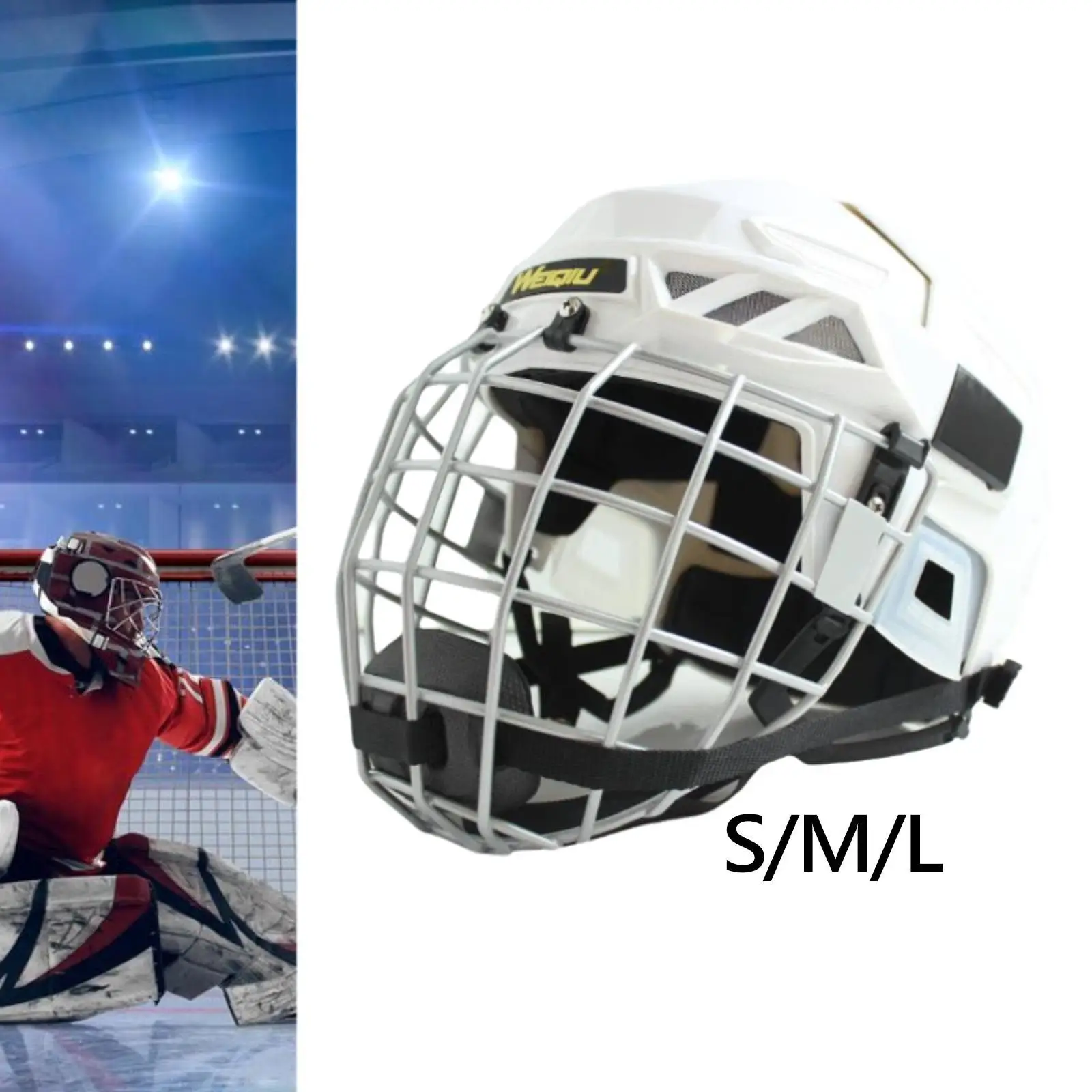 

Хоккейный шлем Профессиональный хоккейный вратарский шлем для игровых уличных упражнений