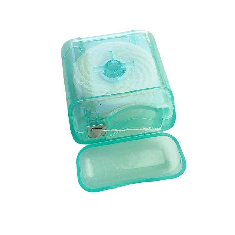 50M Water Expanding Dental Floss Roll Fluffy Floss Oral Cleaning Tool for Adults
