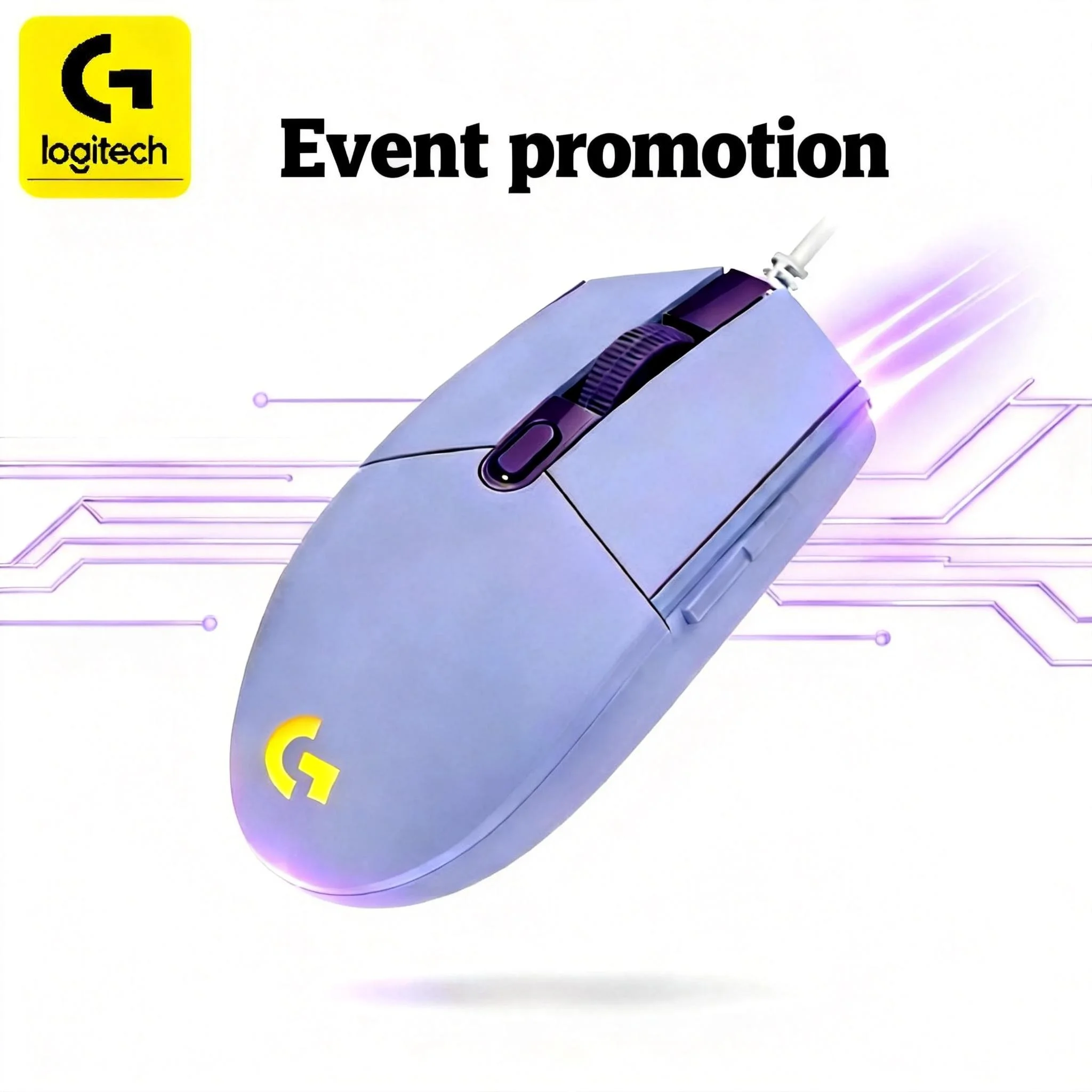 

[Great Value Price] Classic Logitech G203, 8000 DPI precise control, 6-button design, enjoy gaming!