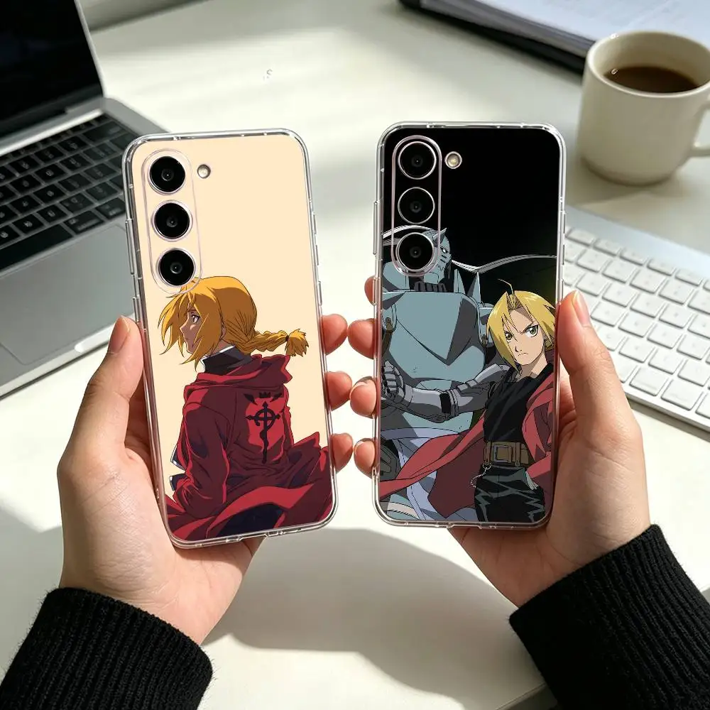 Fullmetal Alchemist  Phone Case For Samsung A05 A54 A34 A24 A14 Cover Transparent Silicone Phone Cover