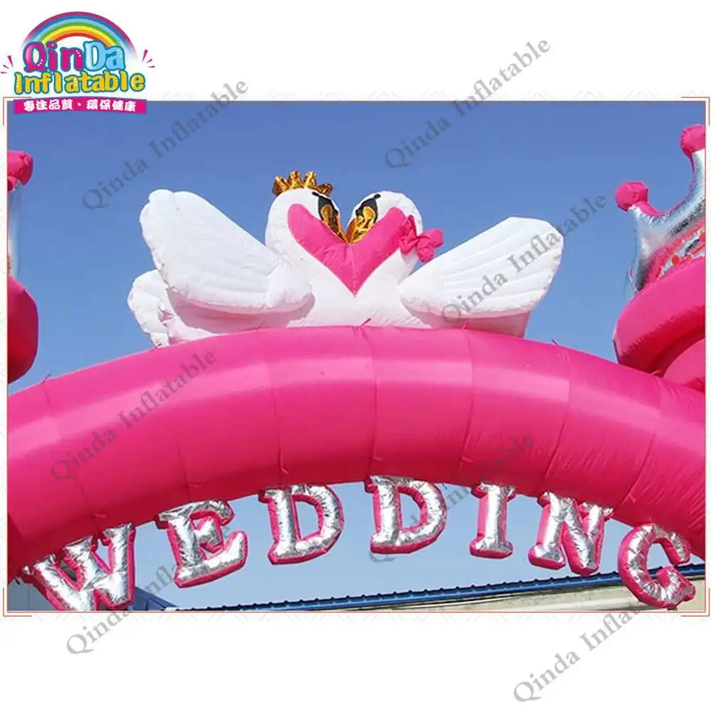 

Free Air Blower Inflatable Welcome Archy Gate,8m Inflatable Wedding Arch For Party Event