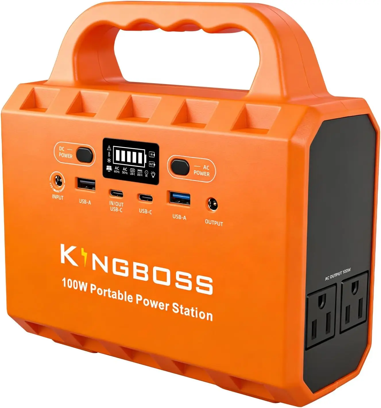 

100W Portable Power Station, 96Wh LiFePO4 Battery Small Generator Ultra-Light, 65W Fast Charging 3000+ Cycles Solar Power Bank