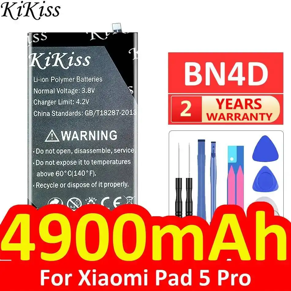 

Premium Replacement Tablet Battery For Xiaomi Pad 5 Pro 4900mAh BN4D Stable