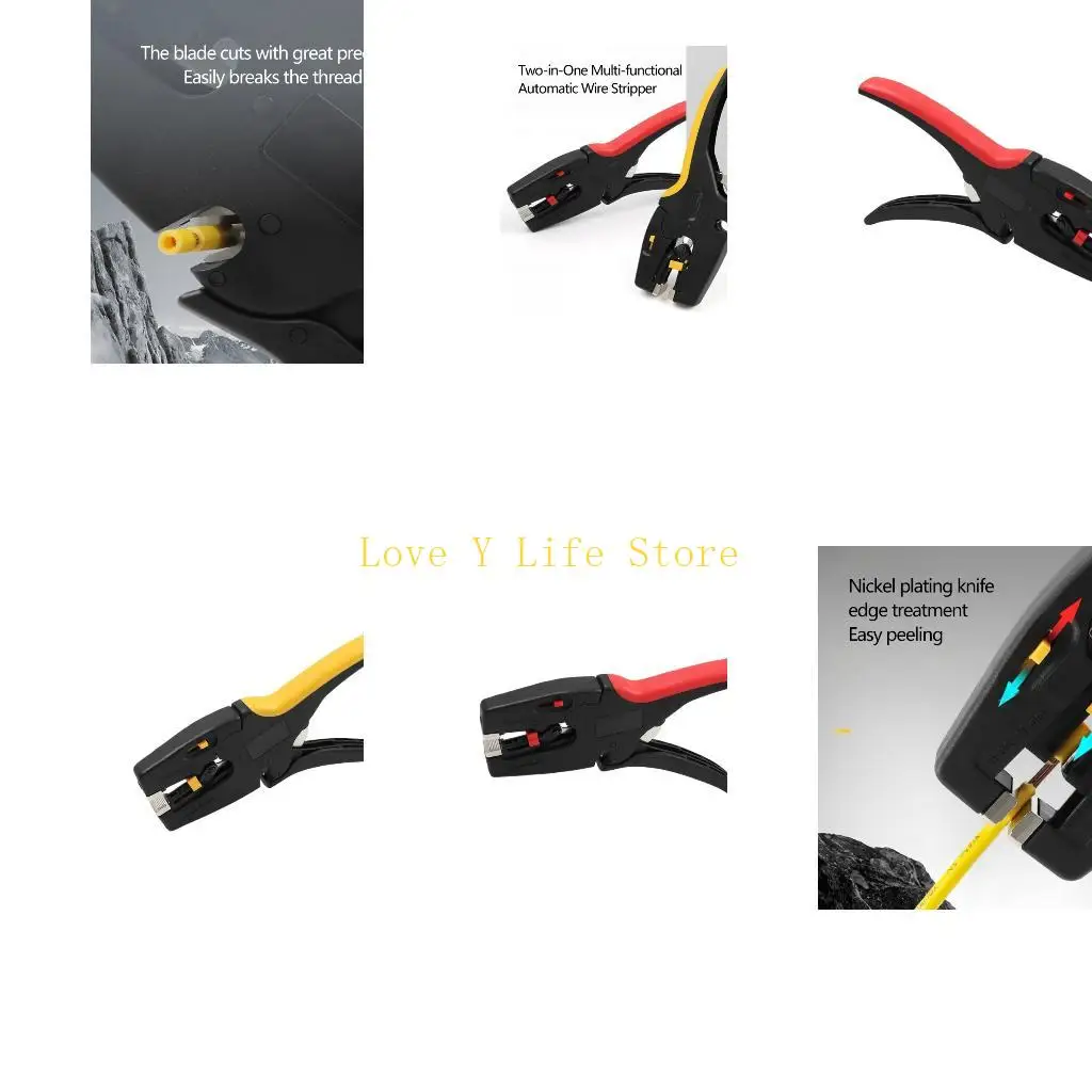

L74C Professional Electrician Wire Tool Cable Wire Stripper Cutter Crimper Automatic