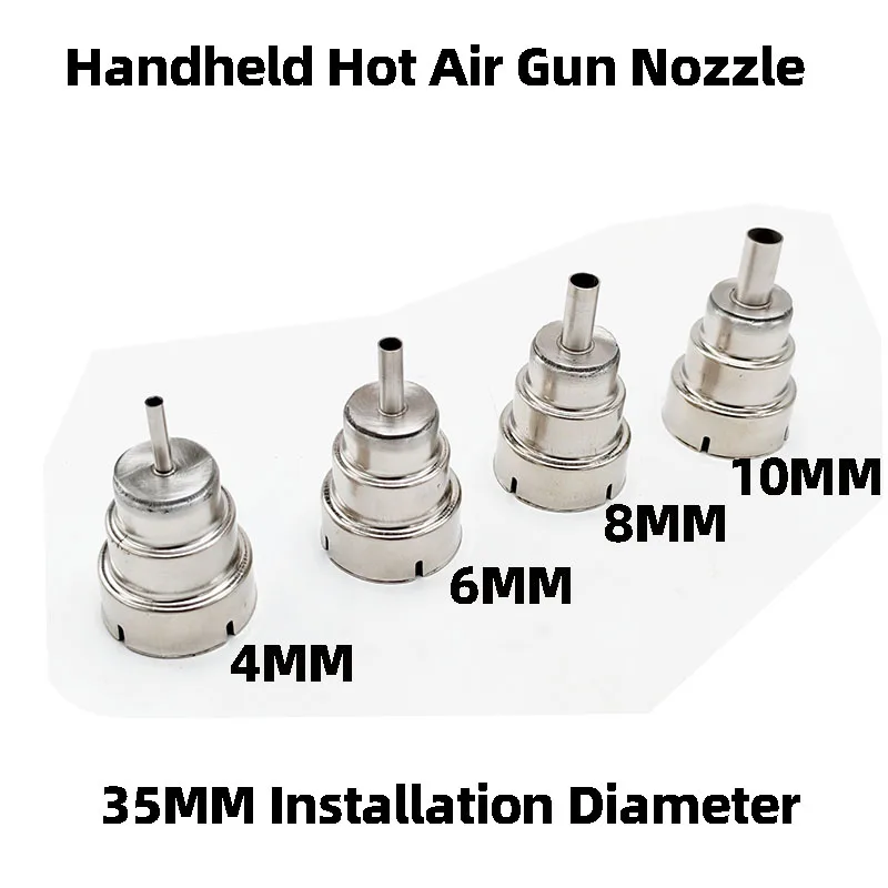 Handheld Hot Air Gun Nozzle Three Layer Air Vent Single Hot Air Gun Nozzle