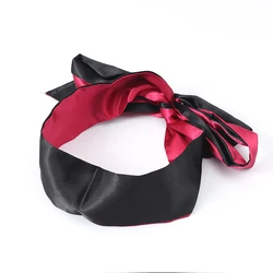 Erotic Eye Mask Self Bondage Restraint Ribbon BDSM Masks Eyes Patch Blindfold Masque Sex Toys For Couples SM Adult game