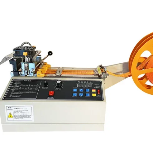 Fully automatic tape cutting machine Ribbon elastic tape Microcomputer hot and cold Ribbon hot cutting machine