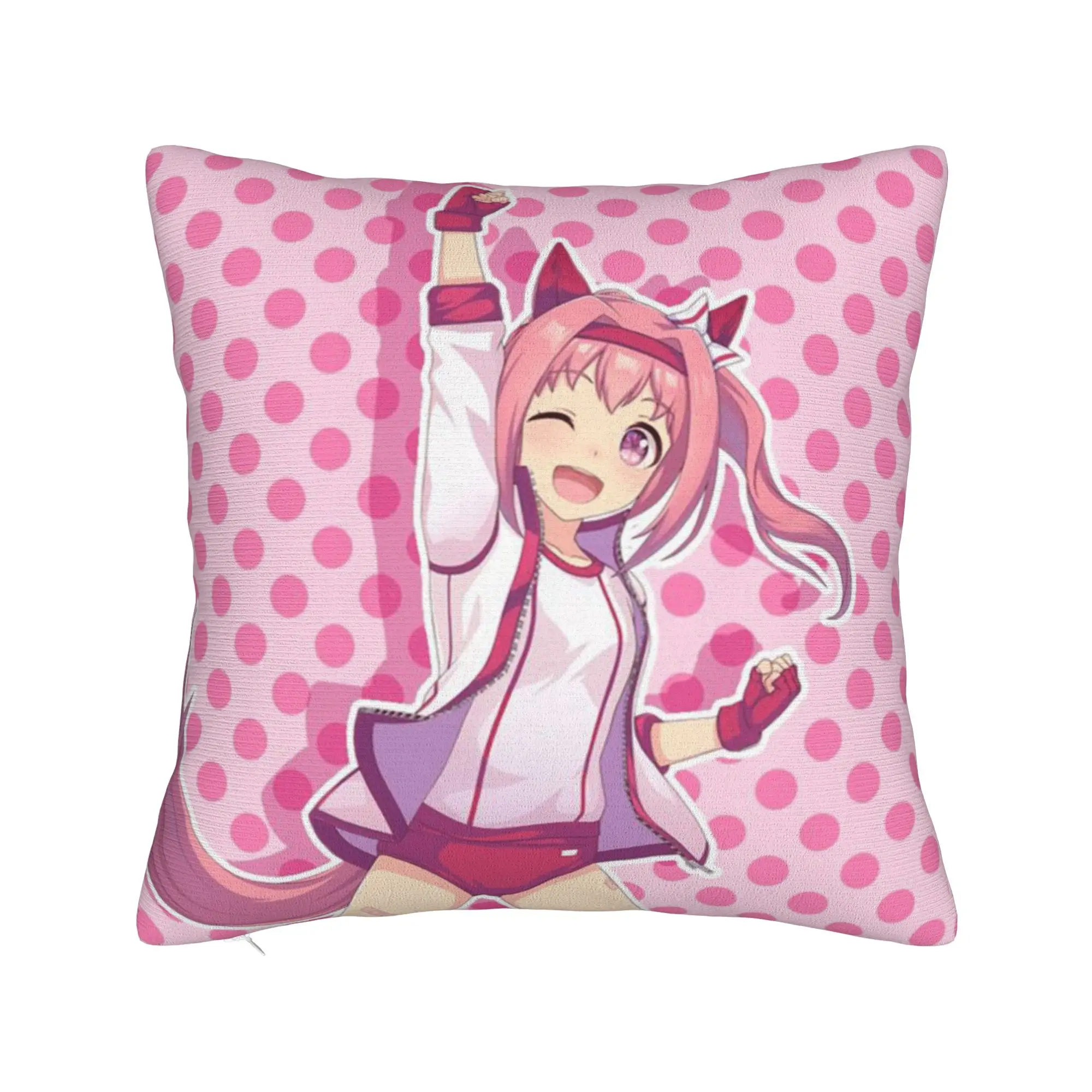 

Haru Urara Pillow Cover Umamusume Funny Pillow Case For Chair Sofa Home Decor Custom Pillowcases Birthday Present