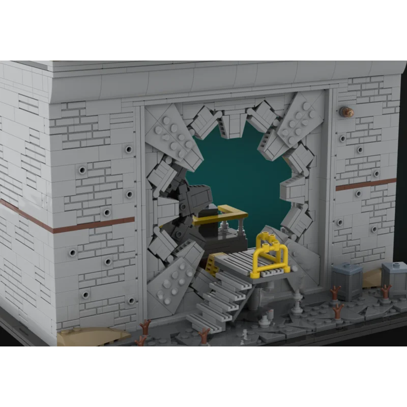 Spot blocchi di assemblaggio di piccole particelle 2837 pezzi regalo giocattolo modello di edificio tridimensionale