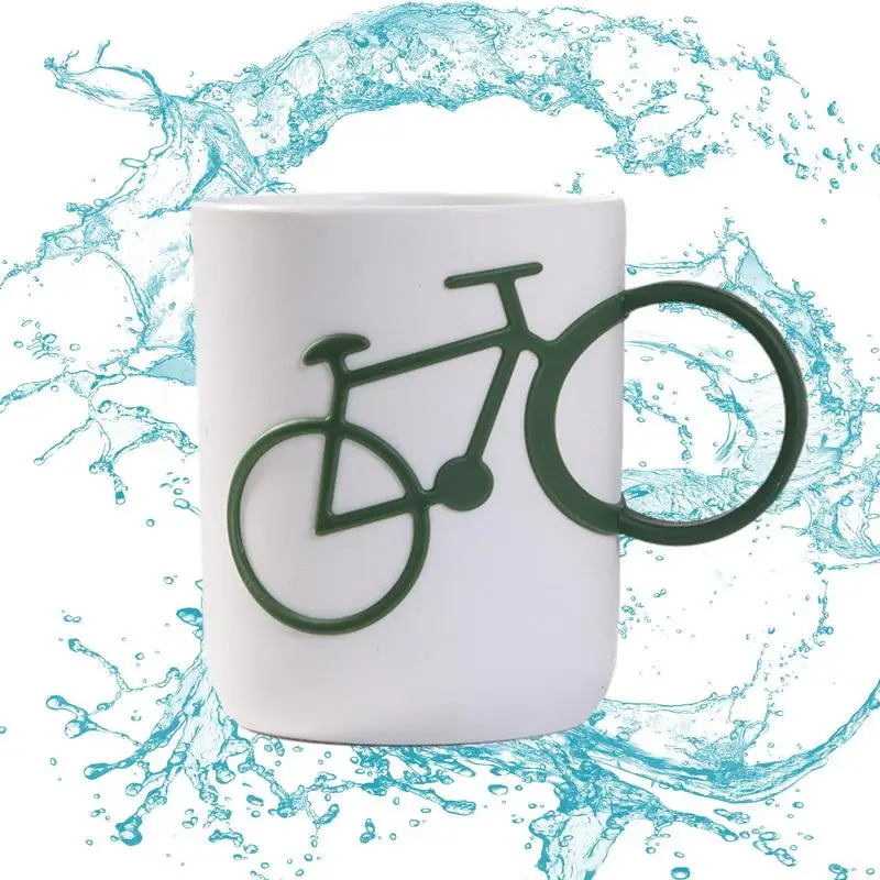 Copos De Banheiro Para Crianças, Forma De Bicicleta, Copo Do Banheiro, Caneca Gargle, Artigos De Higiene Pessoal Inquebrável, Escova De Dentes,